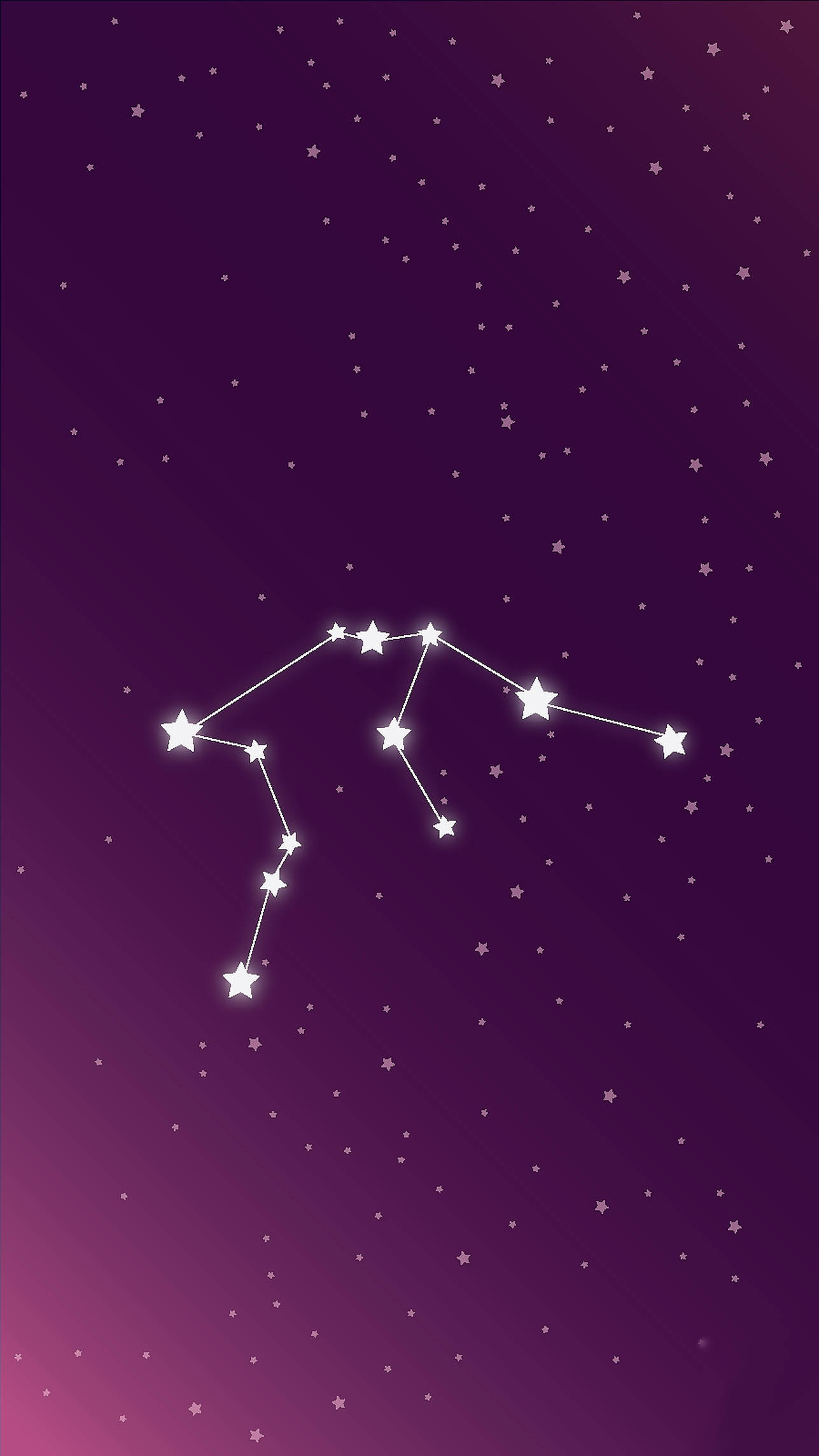 Aquarius Zodiac, constellation outline, glowing, Full HD Phone Wallpaper