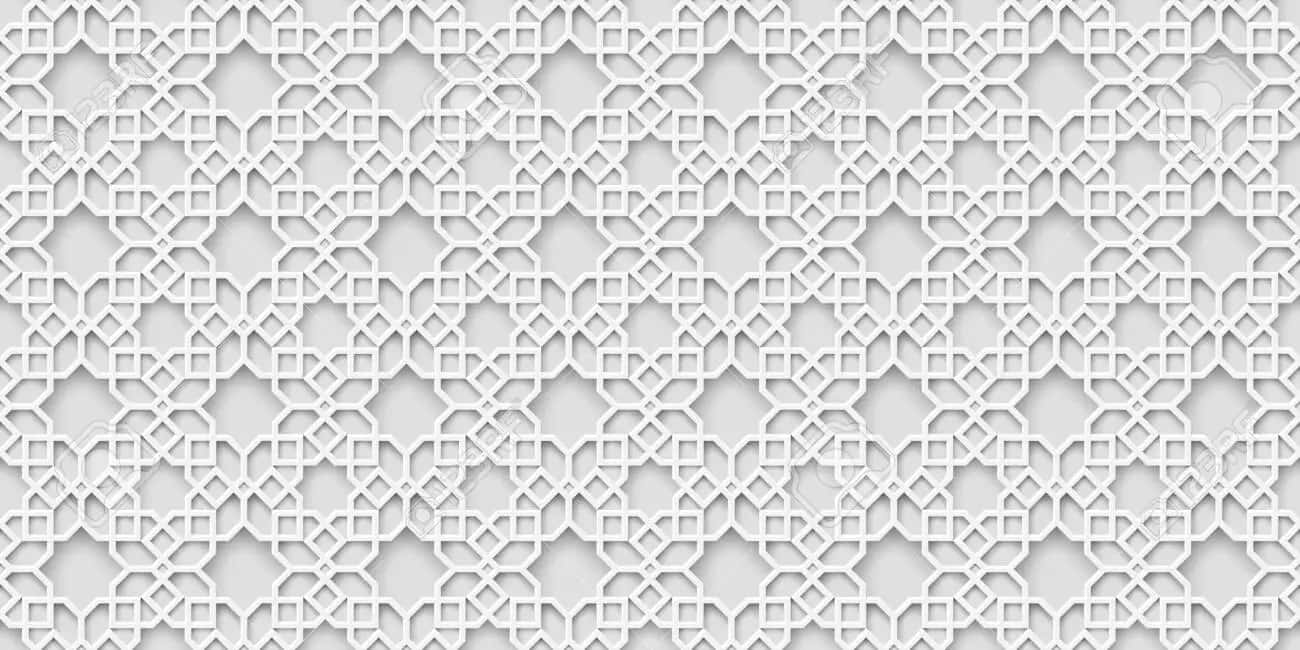 Arabic, white, geometric lattice pattern, HD Desktop Wallpaper