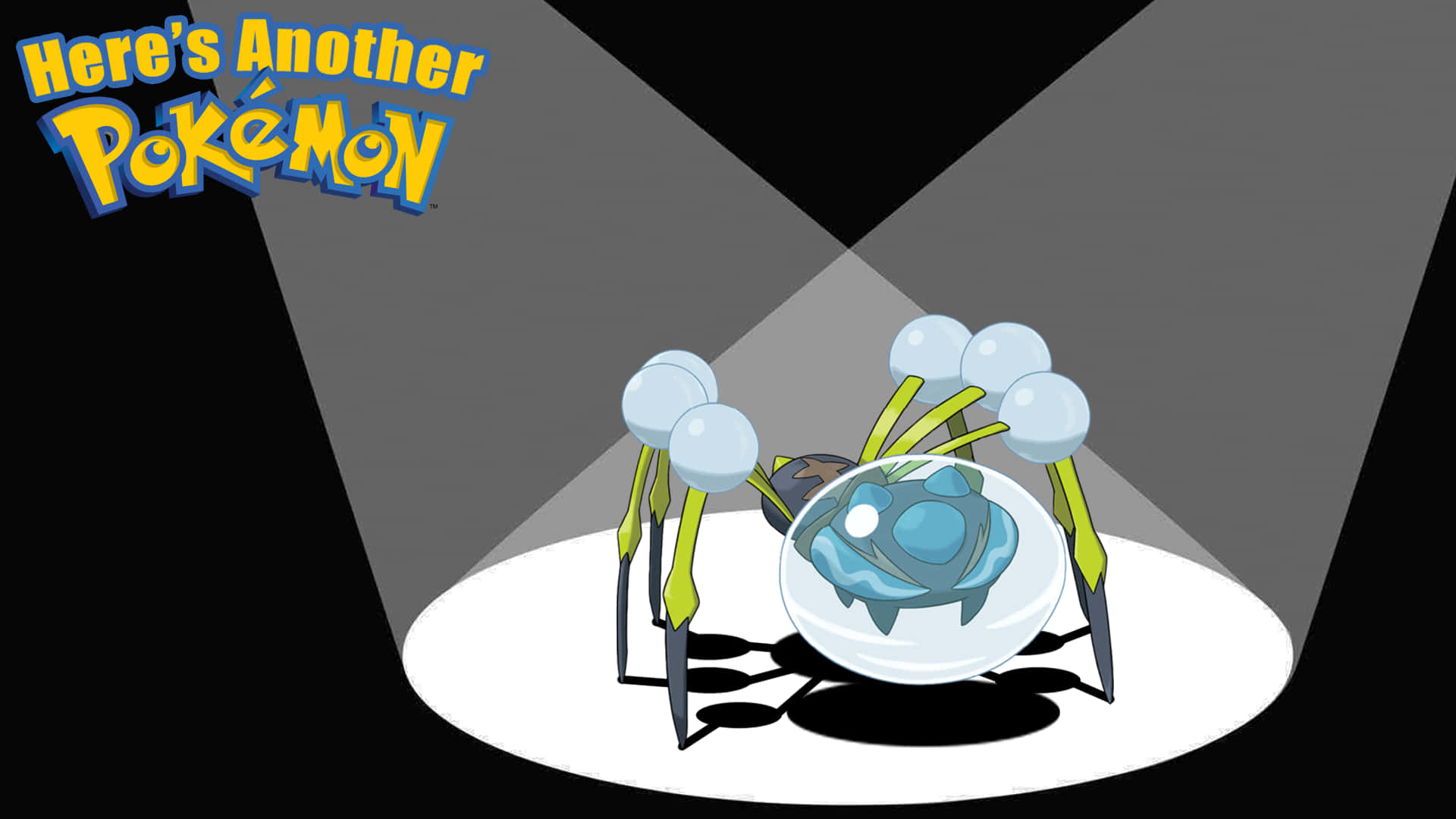 Araquanid, glowing blue, spider-like, Full HD Desktop Wallpaper