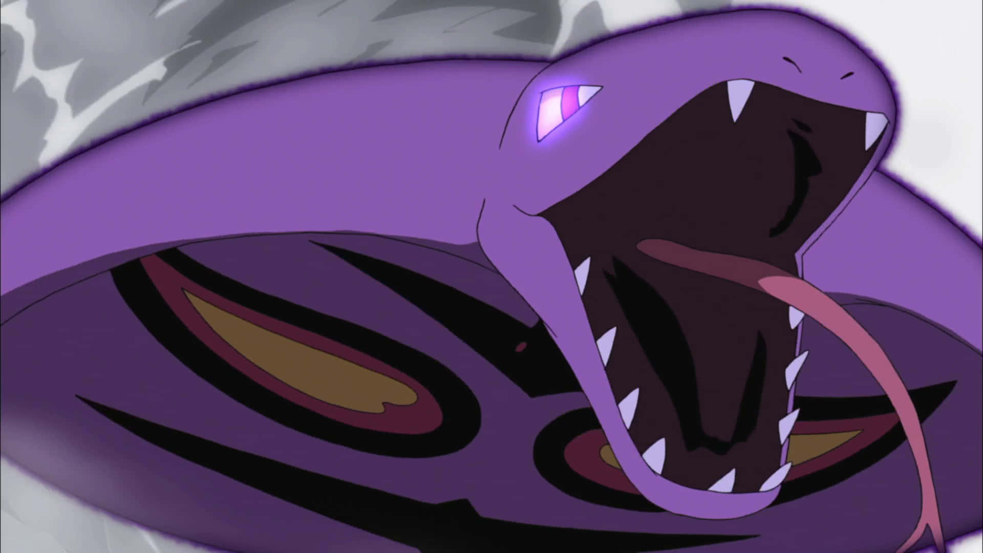 Arbok, purple, glowing eyes, Full HD Desktop Wallpaper