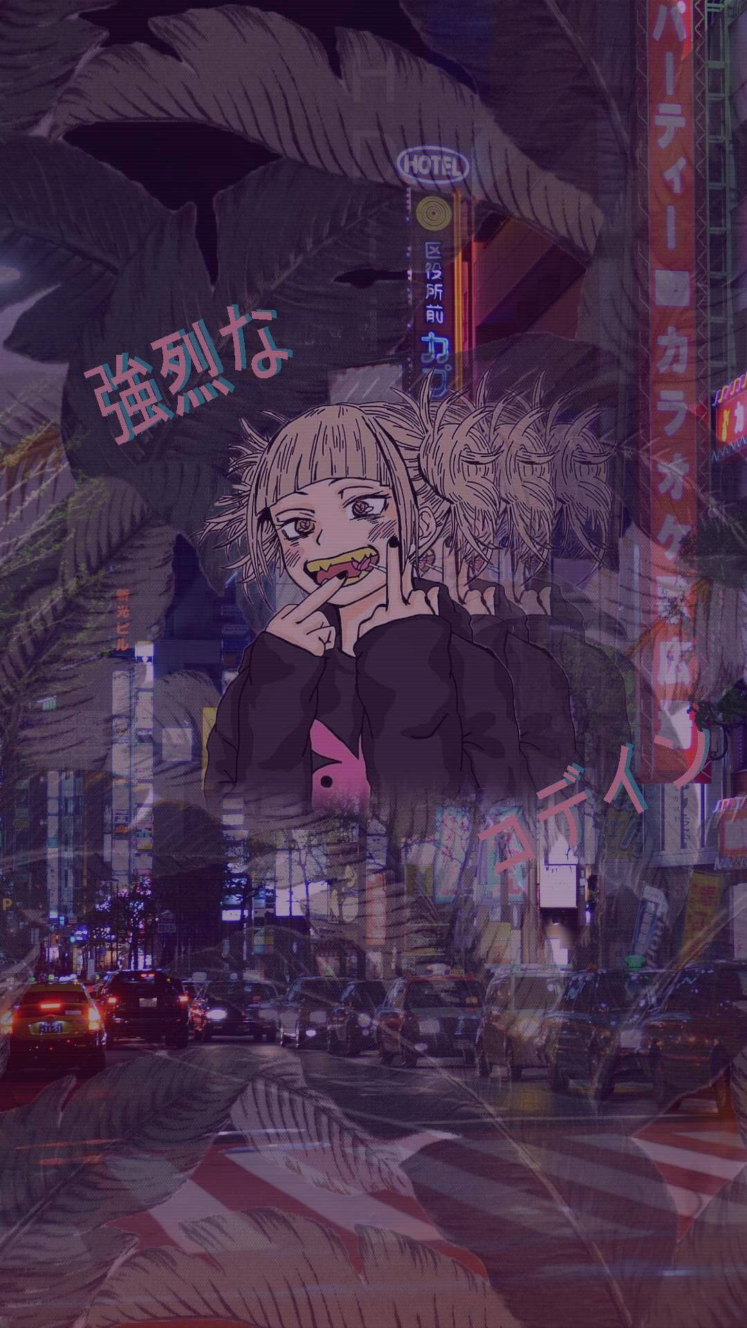 Arcade, anime girl, blonde pigtails, Full HD Phone Wallpaper