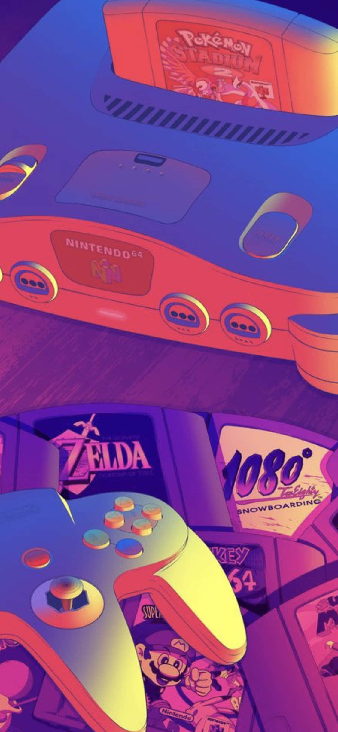 Arcade, iPhone, neon purple, Full HD Phone Wallpaper