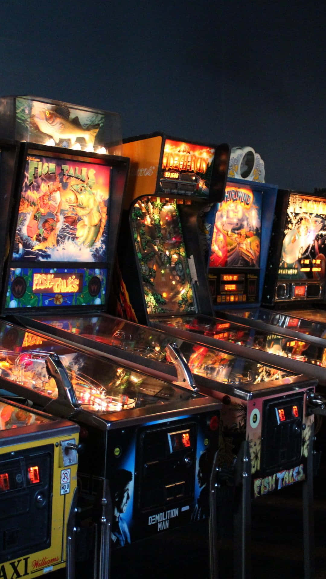 Arcade, iPhone, pinball machines, Full HD Phone Wallpaper