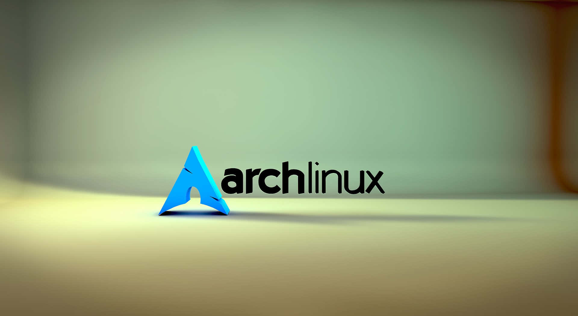 Arch Linux, blue, 3D archlinux logo, Full HD Desktop Wallpaper