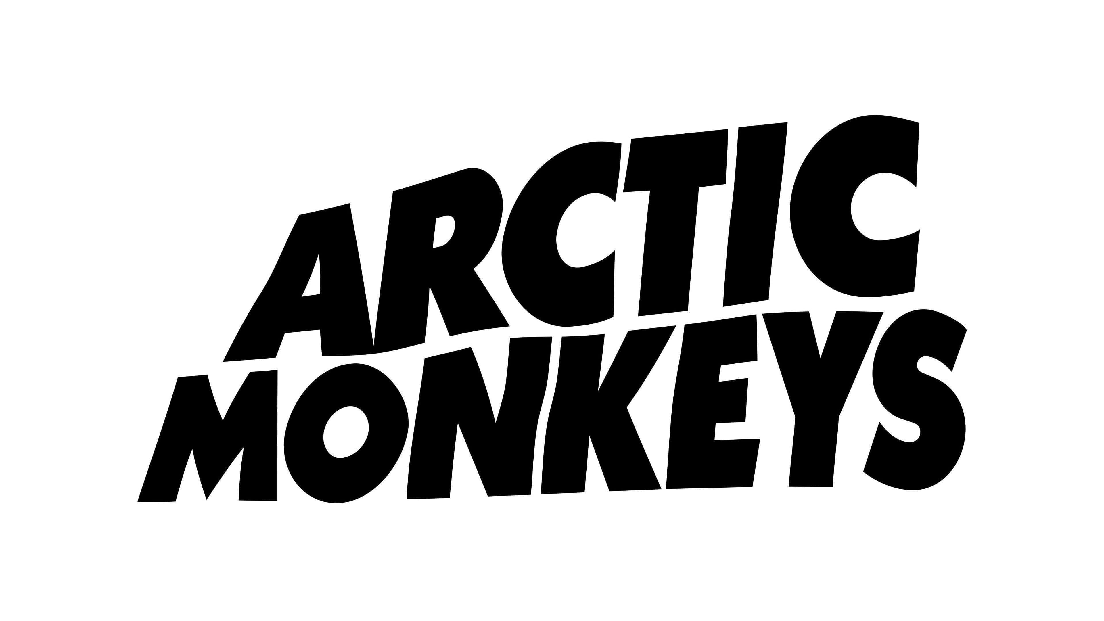 Arctic Monkeys, black, white, 4K Desktop Wallpaper