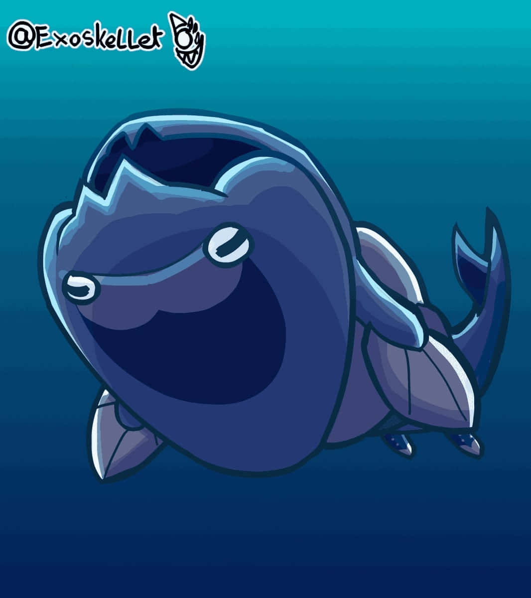 Arctovish, battle stance, legendary ice type pokemon, SD Phone Wallpaper