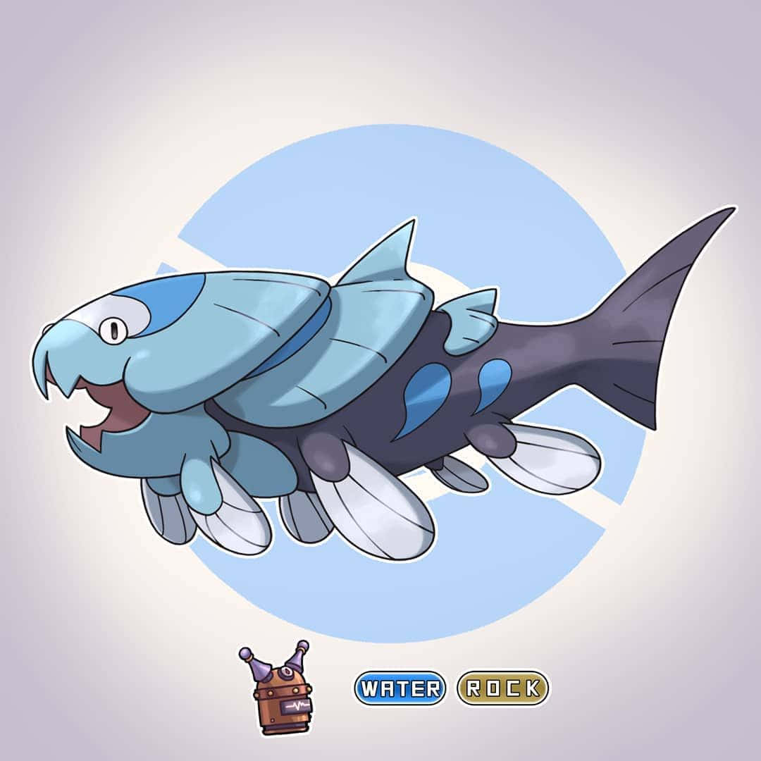 Arctovish, blue and gray, fish-like creature, SD Desktop Wallpaper