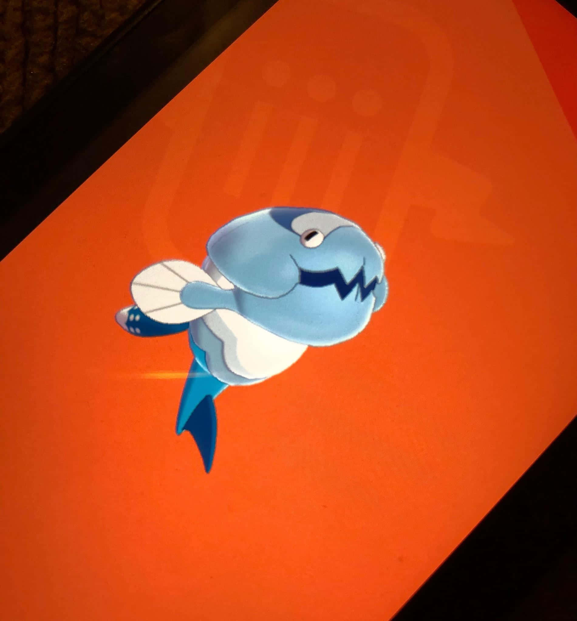 Arctovish, orange, blue fish, Full HD Phone Wallpaper