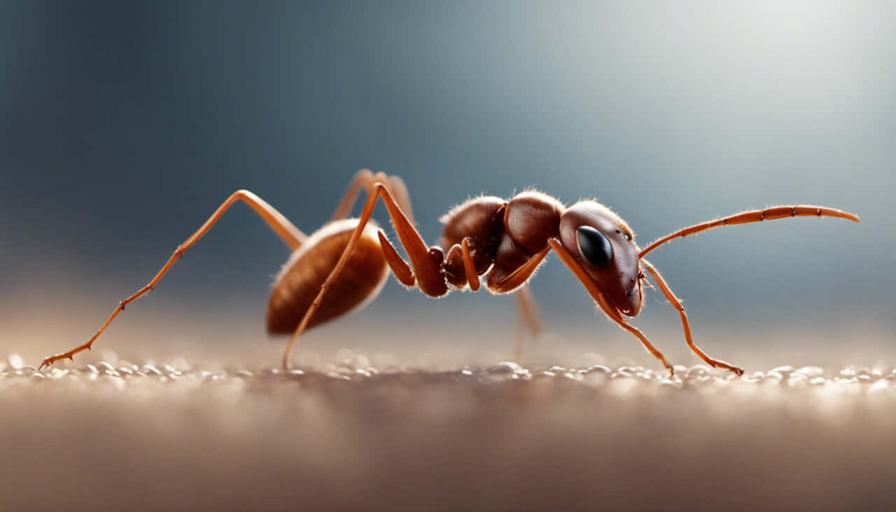 Argentine Ant, reddish-brown, textured surface, HD Desktop Wallpaper