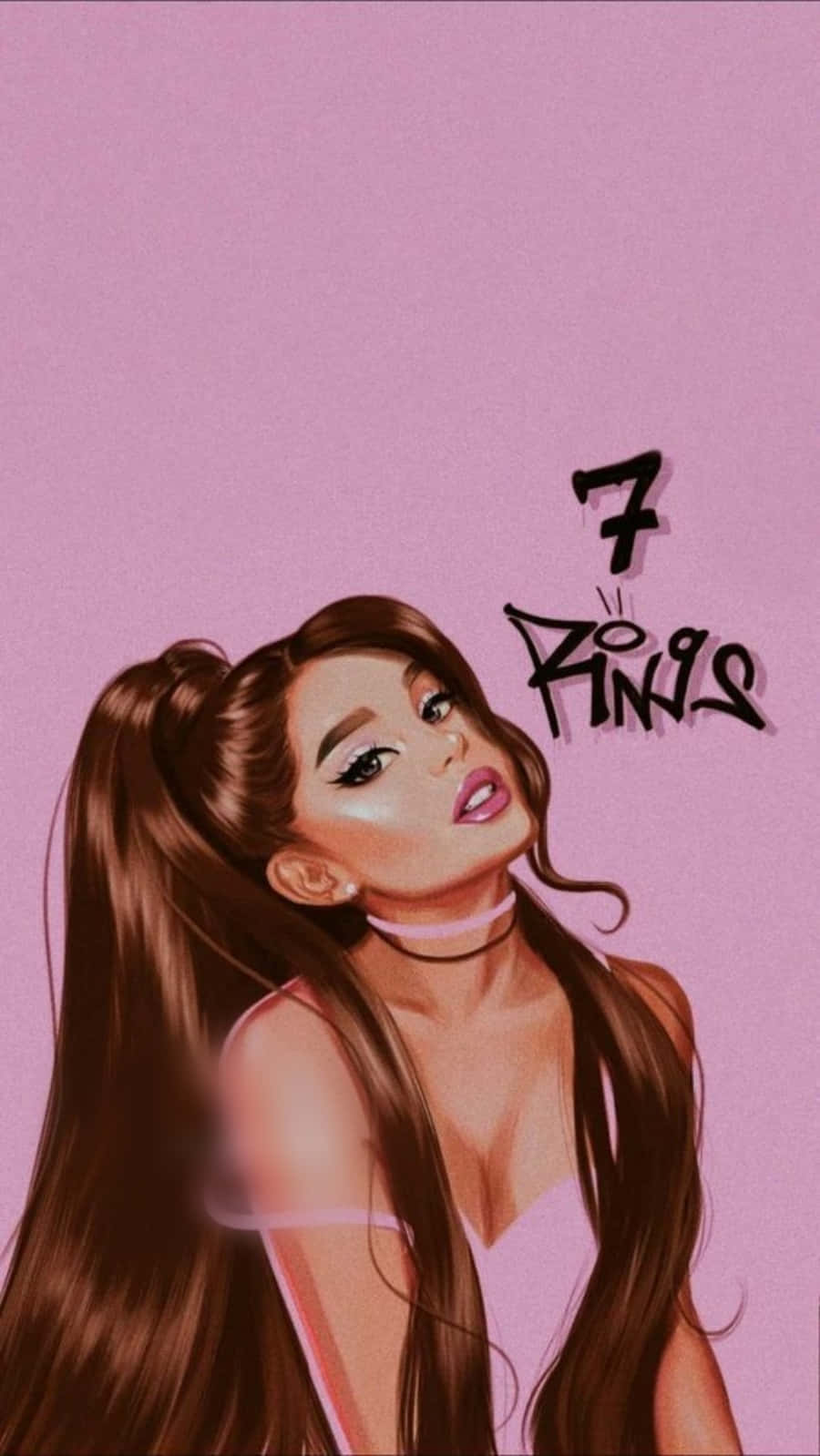 Ariana Grande, 7 Rings, pink outfit, HD Phone Wallpaper