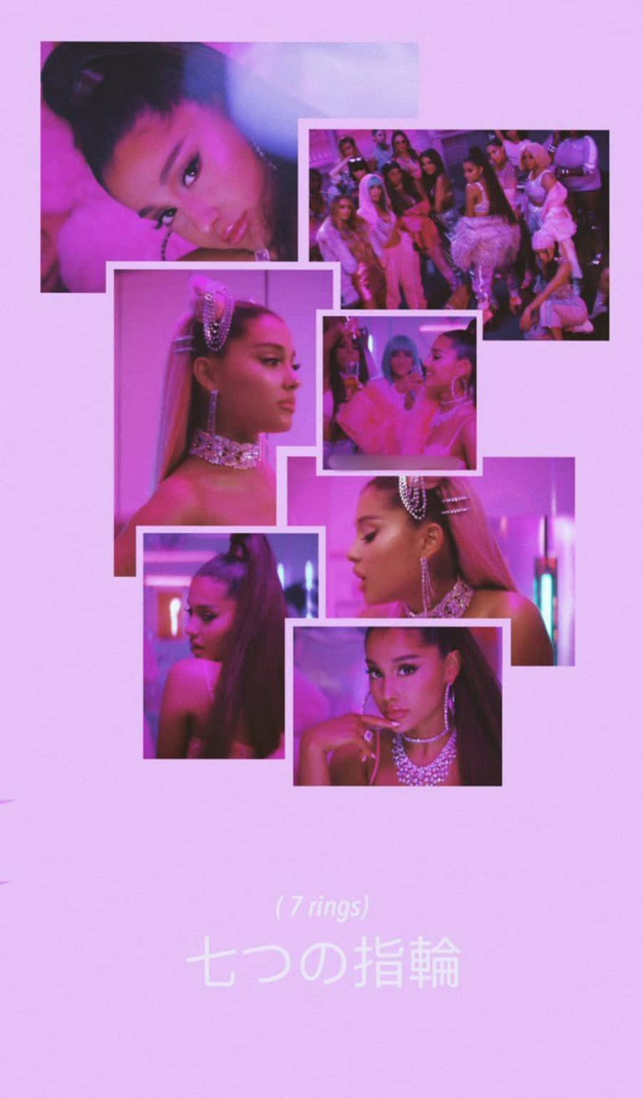 Ariana Grande, 7 Rings, pink-toned, HD Phone Wallpaper