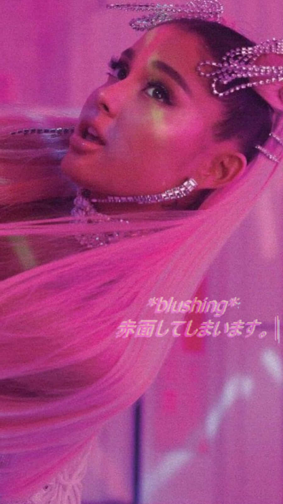 Ariana Grande, 7 Rings, sparkling pink outfit, HD Phone Wallpaper