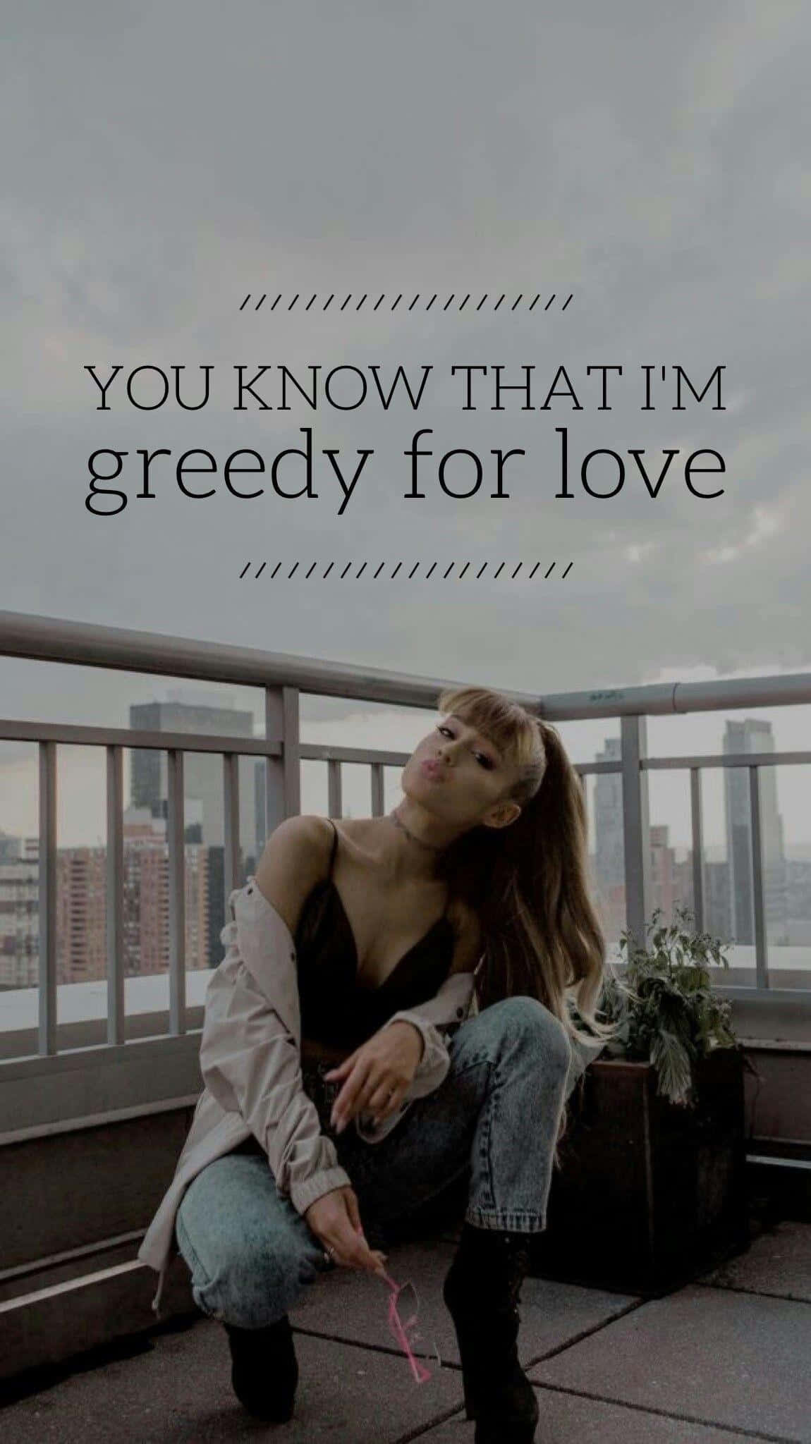 Ariana Grande, rooftop ledge, black top, Full HD Phone Wallpaper