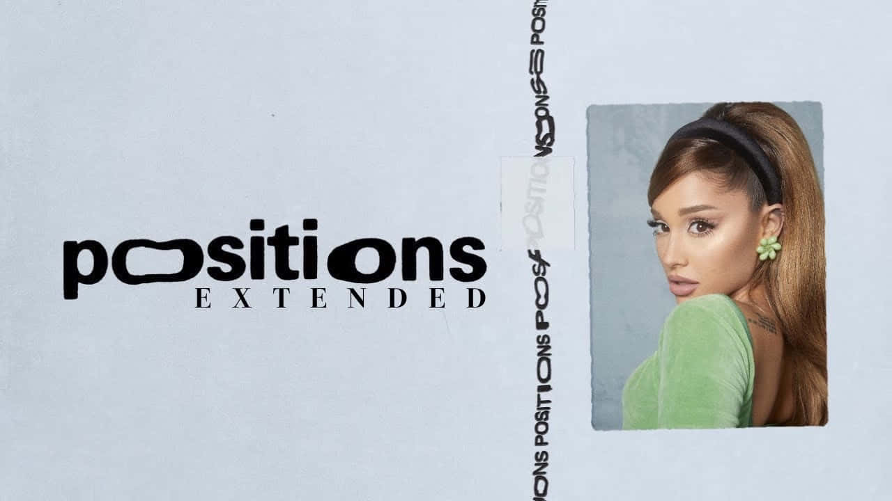 Ariana Grande, positions extended, green top, HD Desktop Wallpaper