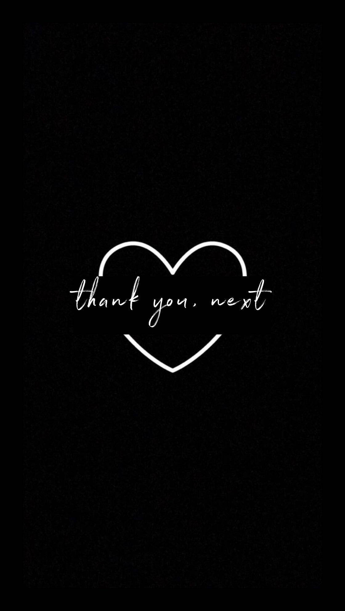 Ariana Grande, Thank U Next, cursive text, Full HD Phone Wallpaper