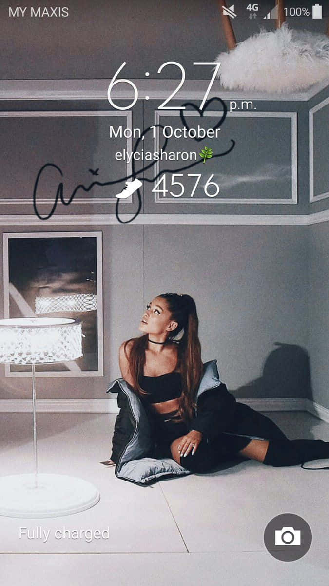Ariana Grande, modern room, soft lighting, SD Phone Wallpaper