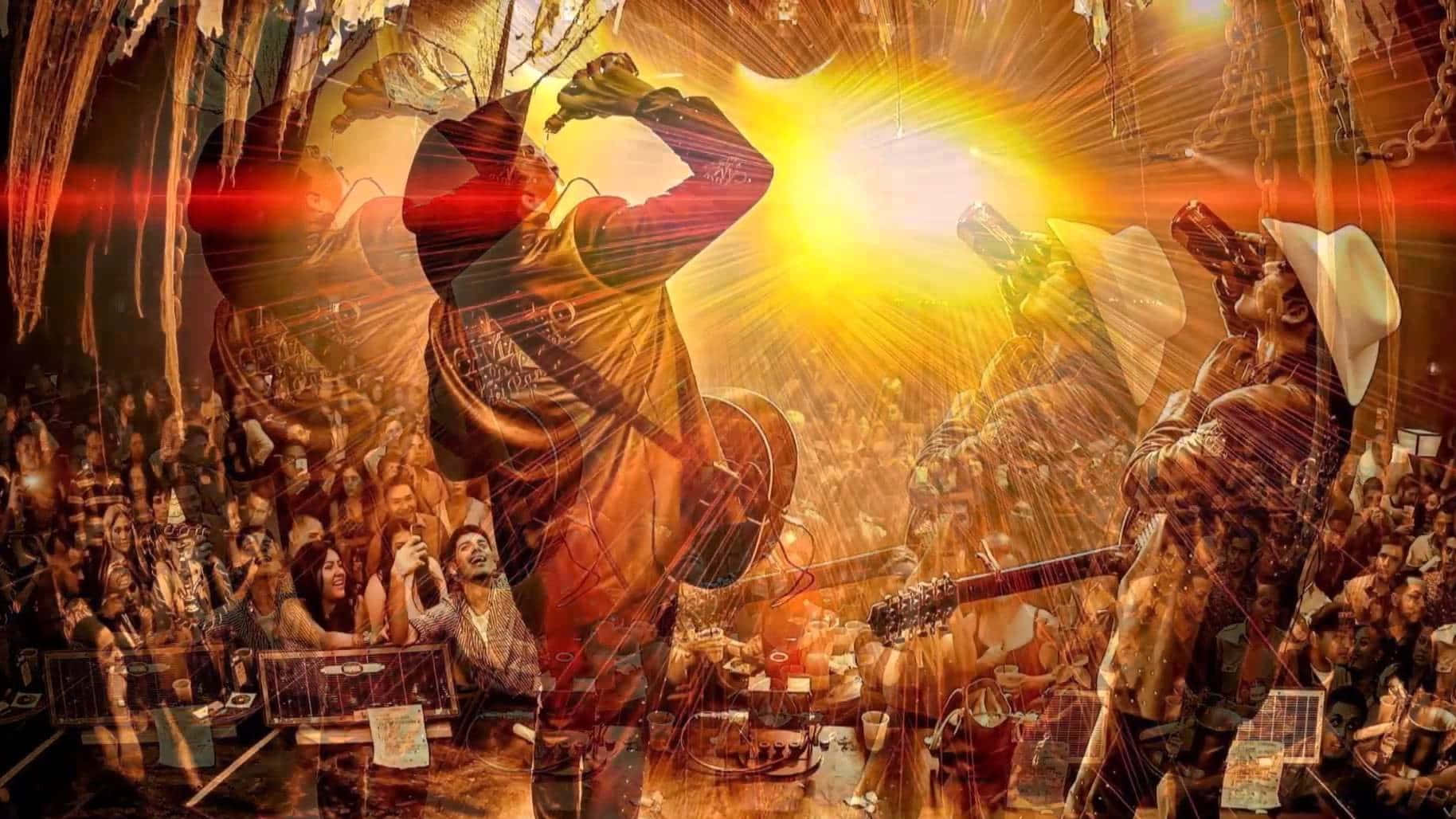 Ariel Camacho, guitar, crowd, HD Desktop Wallpaper