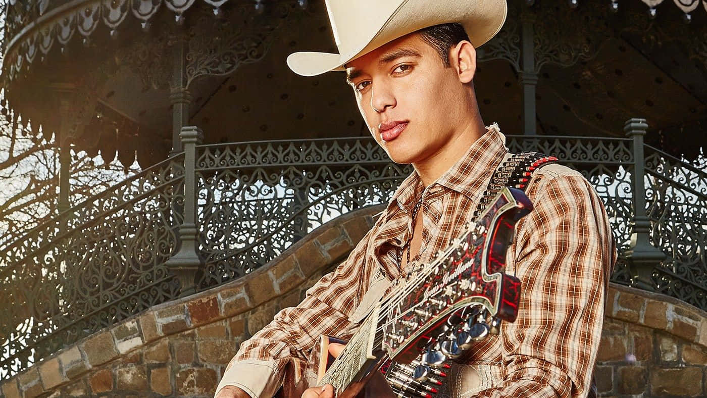 Ariel Camacho, cowboy hat, plaid shirt, HD Desktop Wallpaper