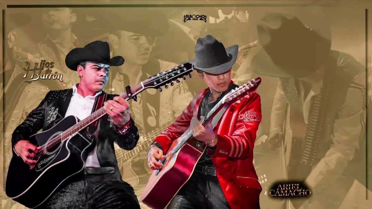 Ariel Camacho, mariachi musicians, black and red jackets, HD Desktop Wallpaper
