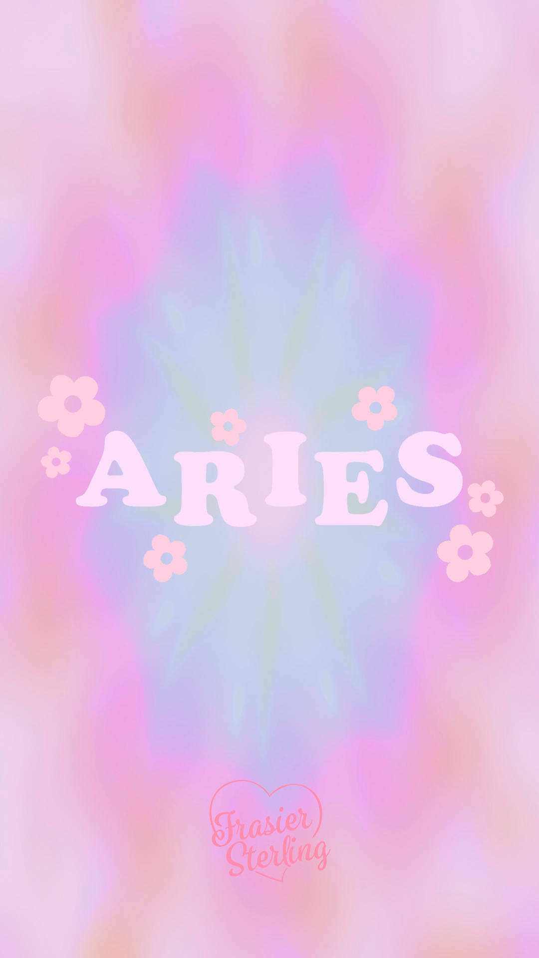 Pink Tie Dye, ARIES, pastel gradient, Full HD Phone Wallpaper