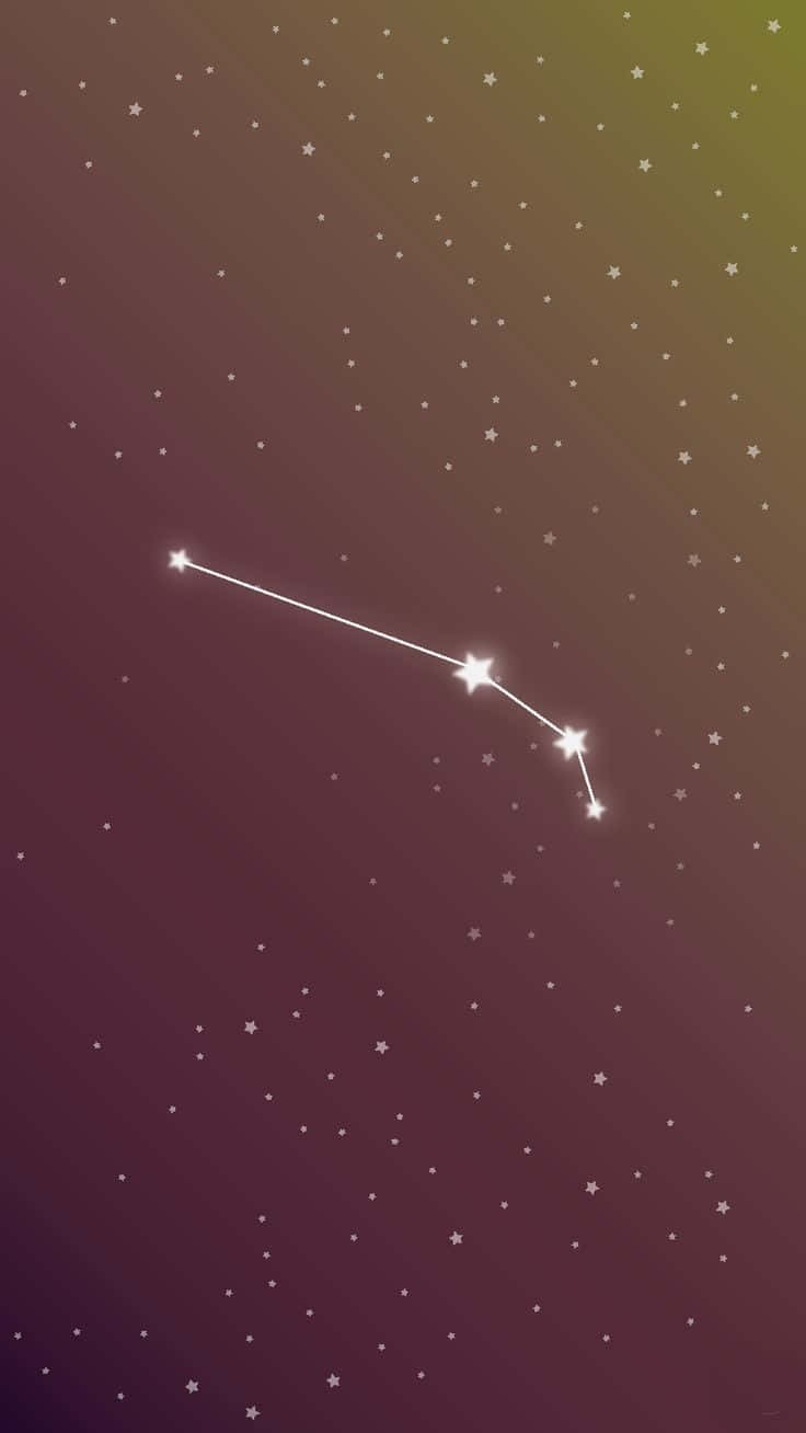 Aries, iPhone, constellation outline, HD Phone Wallpaper