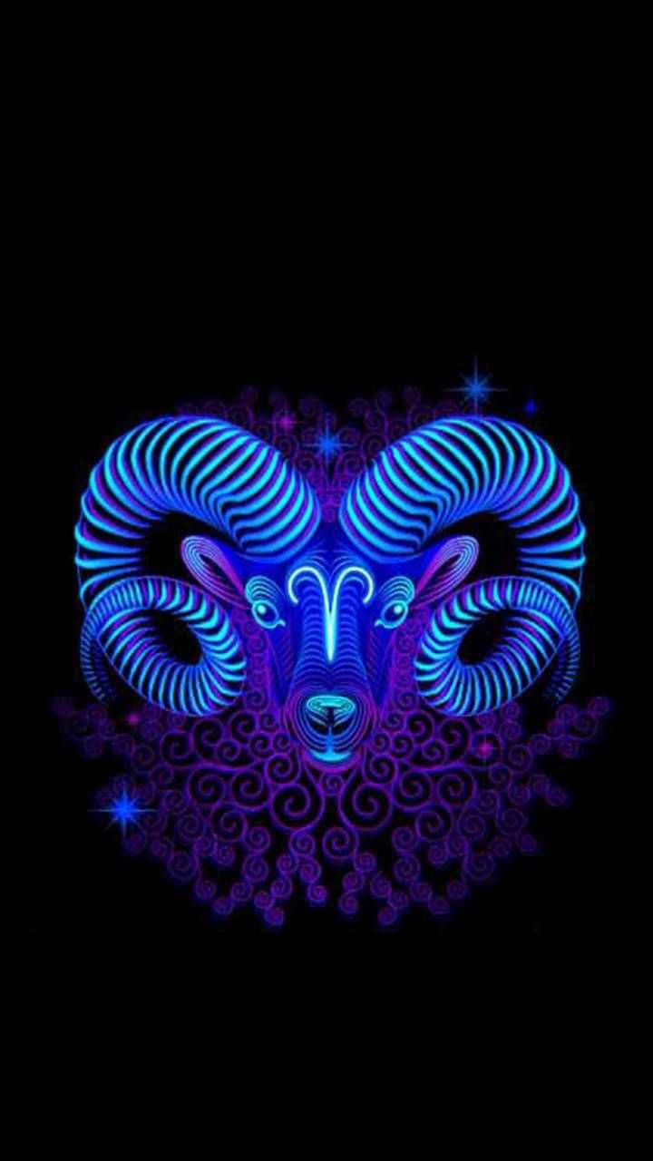 Aries iPhone, ram head, spiraling horns, HD Phone Wallpaper