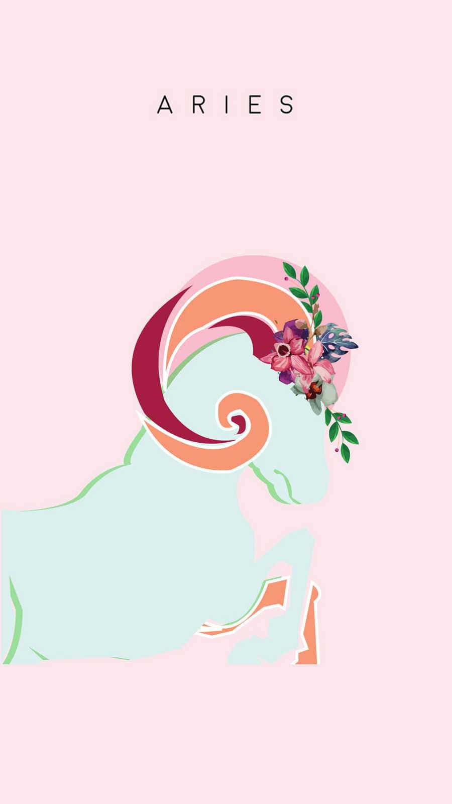 Aries, iPhone, pastel ram, HD Phone Wallpaper