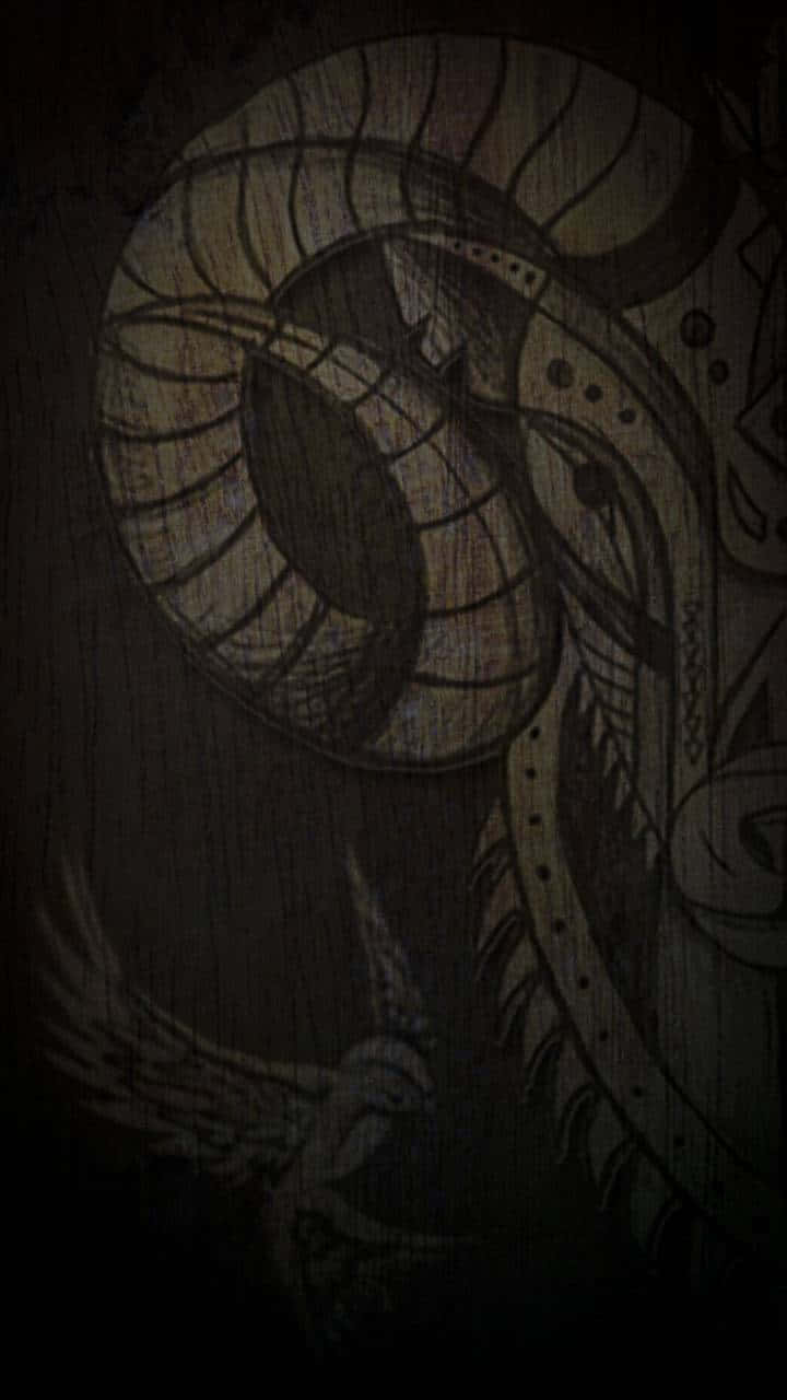 Aries iPhone, Viking Aesthetic, ram head, HD Phone Wallpaper