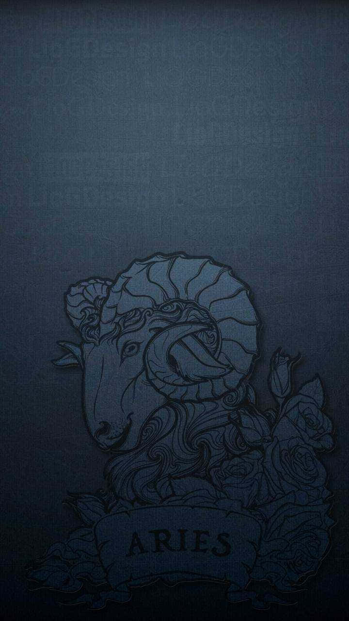Aries, iPhone, dark blue, HD Phone Wallpaper