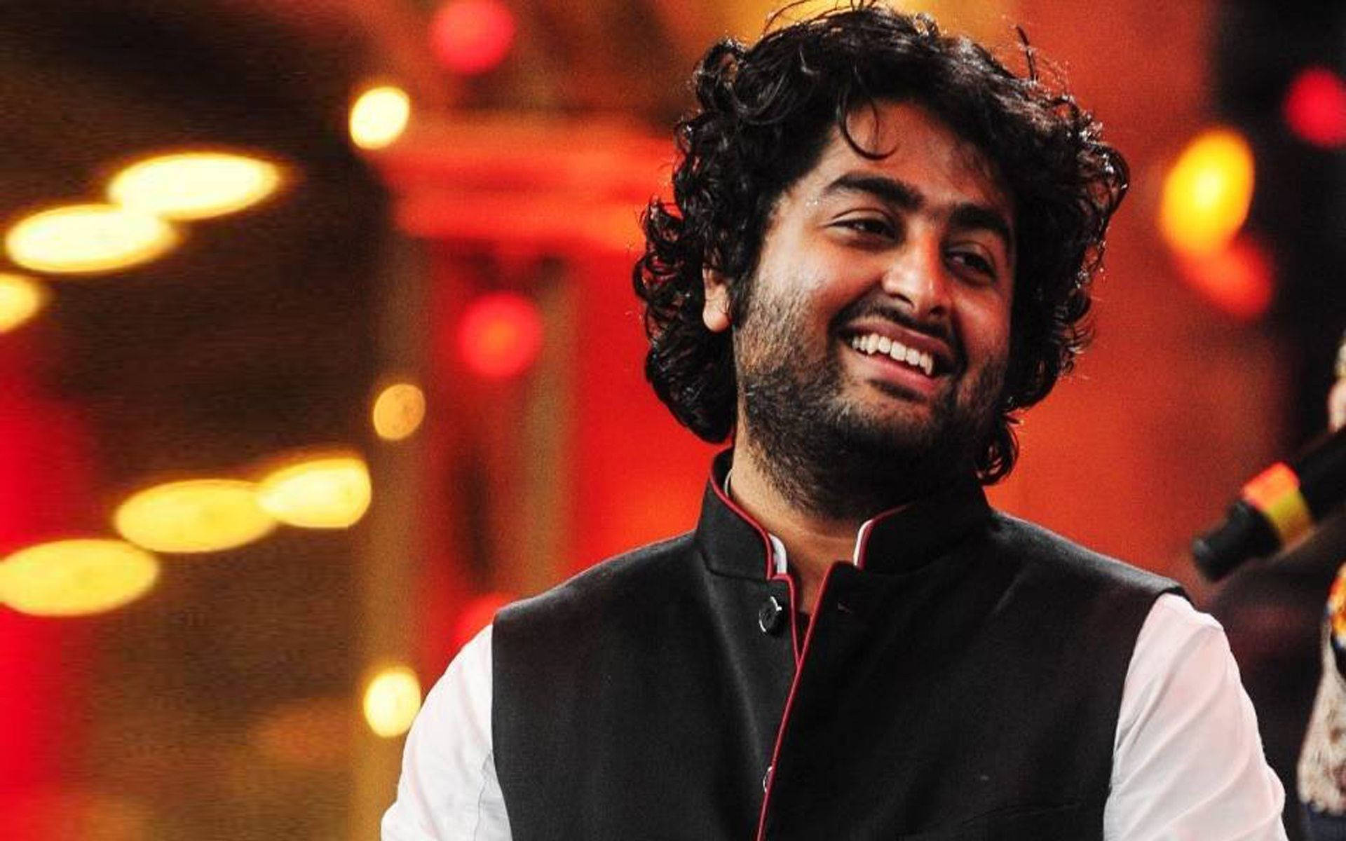 Arijit Singh, 2014 Mirchi Music Award, curly hair, Full HD Desktop Wallpaper
