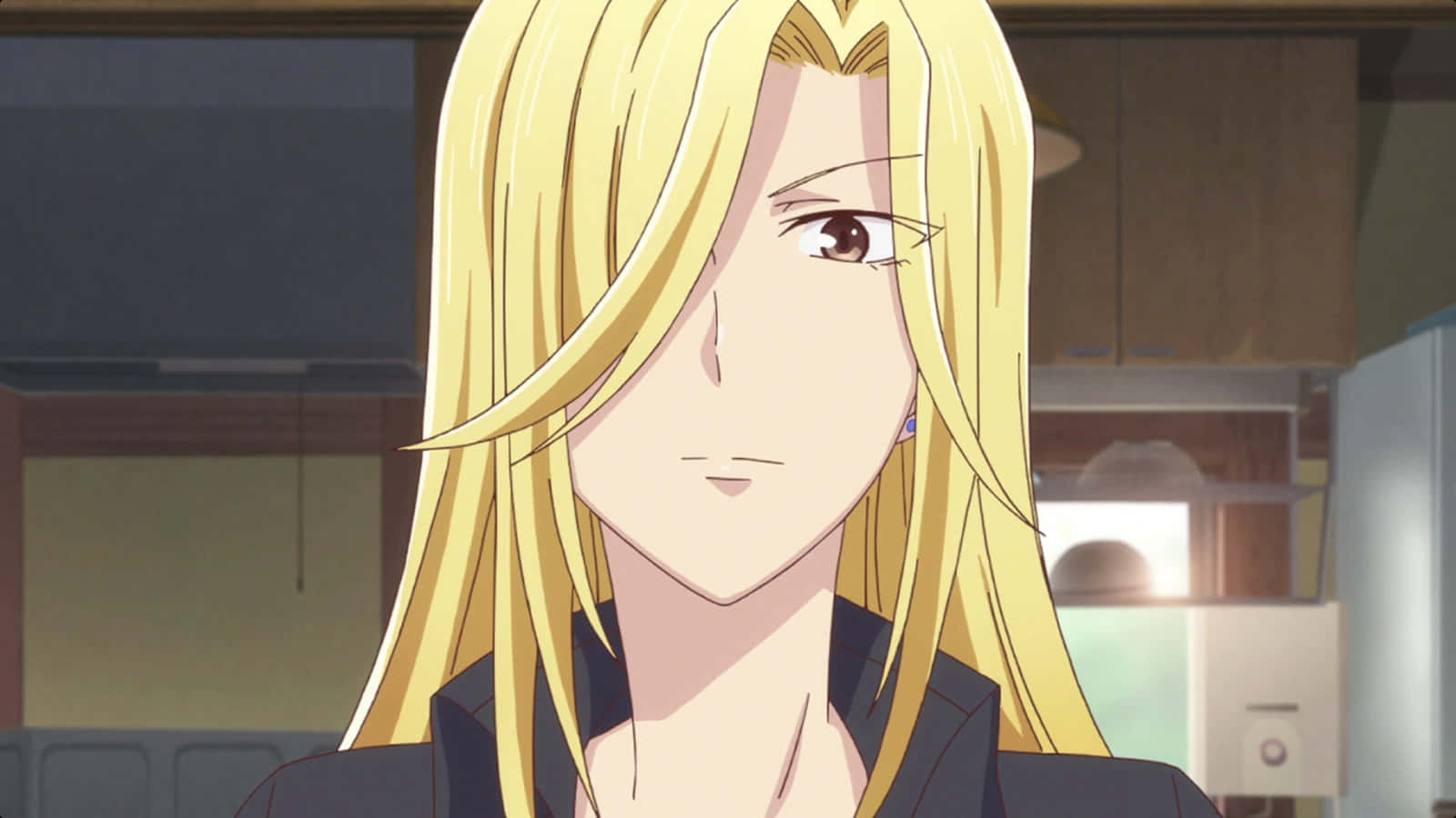 Arisa Uotani, blonde anime character, calm expression, HD Desktop Wallpaper