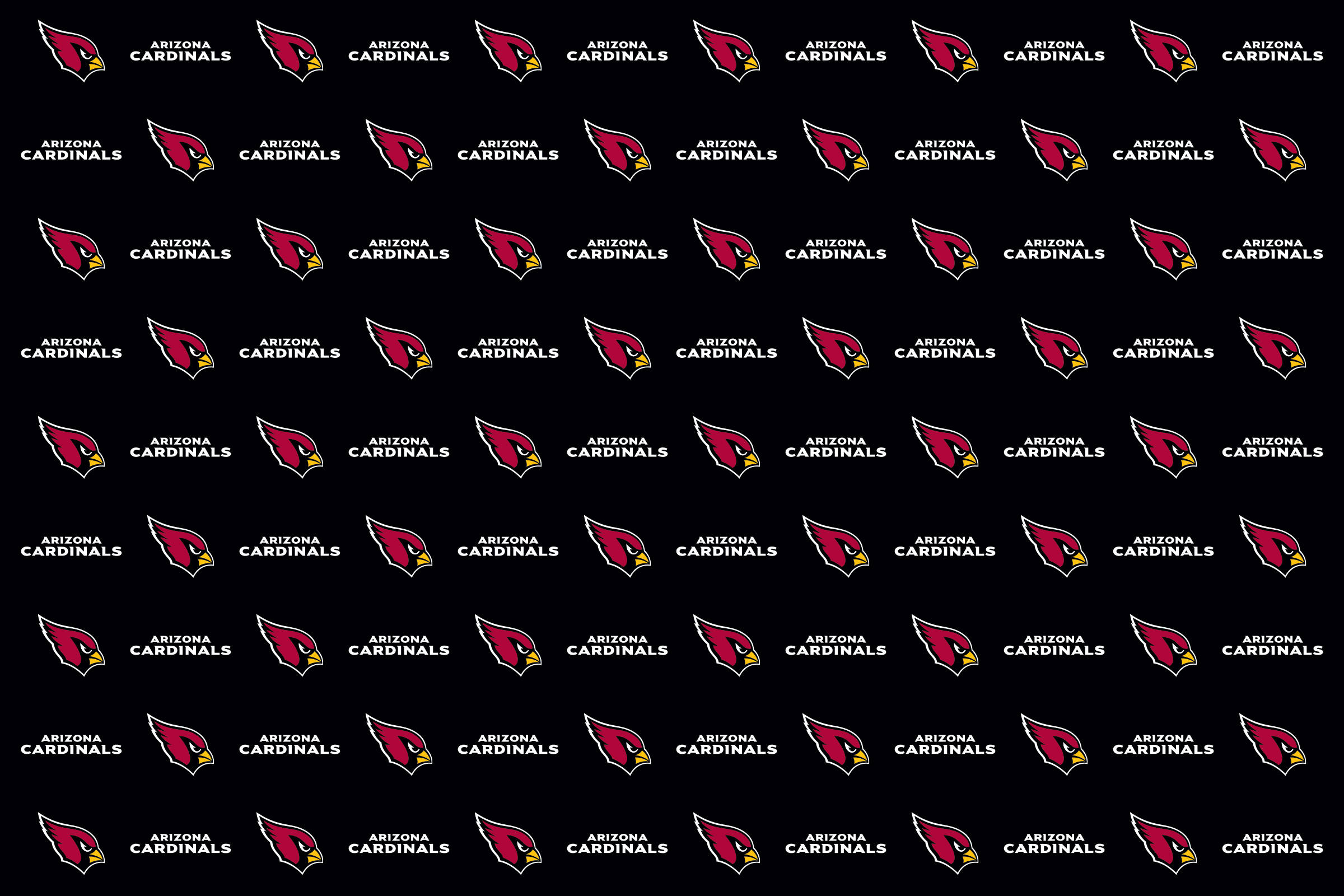Arizona Cardinals, bird logo, repeating pattern, Full HD Desktop Wallpaper
