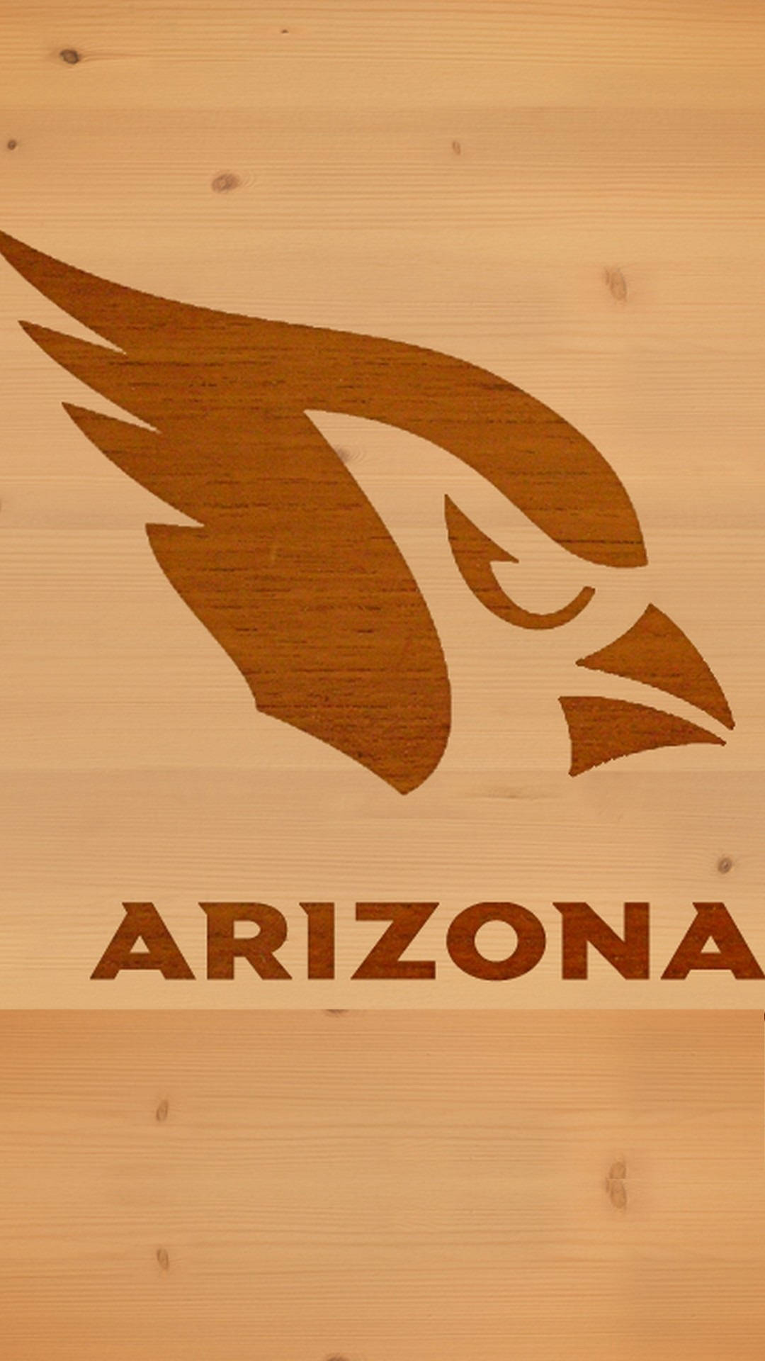 Arizona Cardinals, logo, wood, Full HD Phone Wallpaper