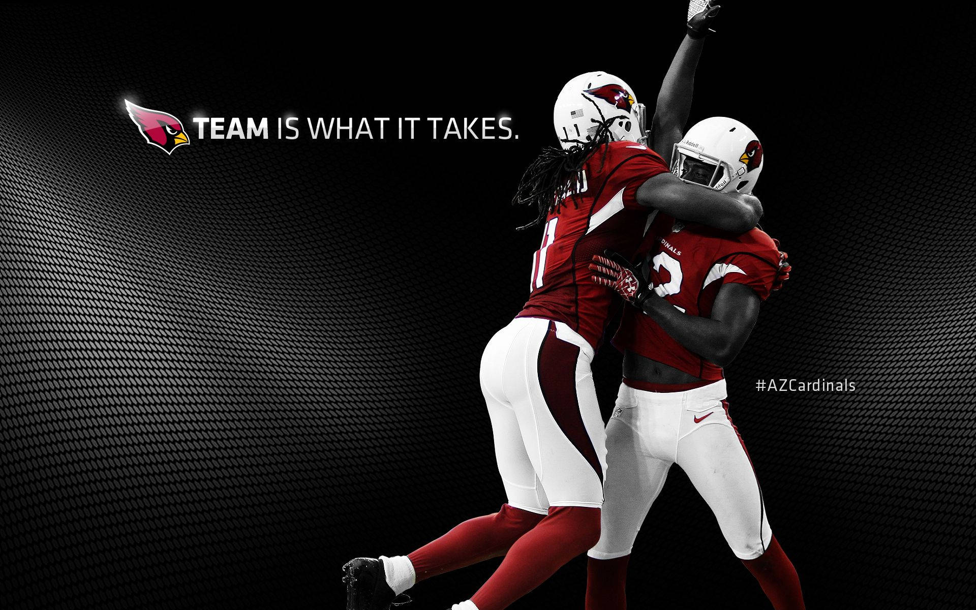 Arizona Cardinals, red and white uniforms, football players, Full HD Desktop Wallpaper