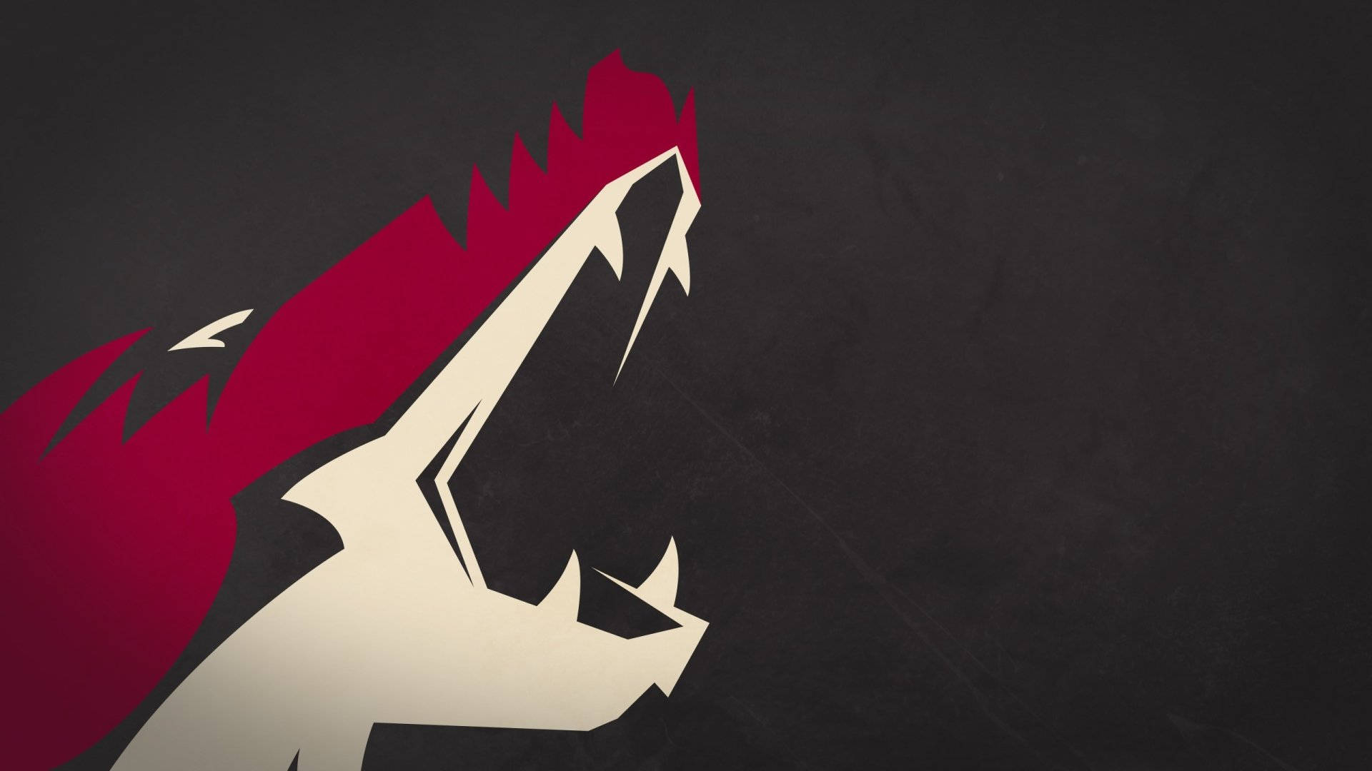 Arizona Coyotes, maroon, cream, Full HD Desktop Wallpaper