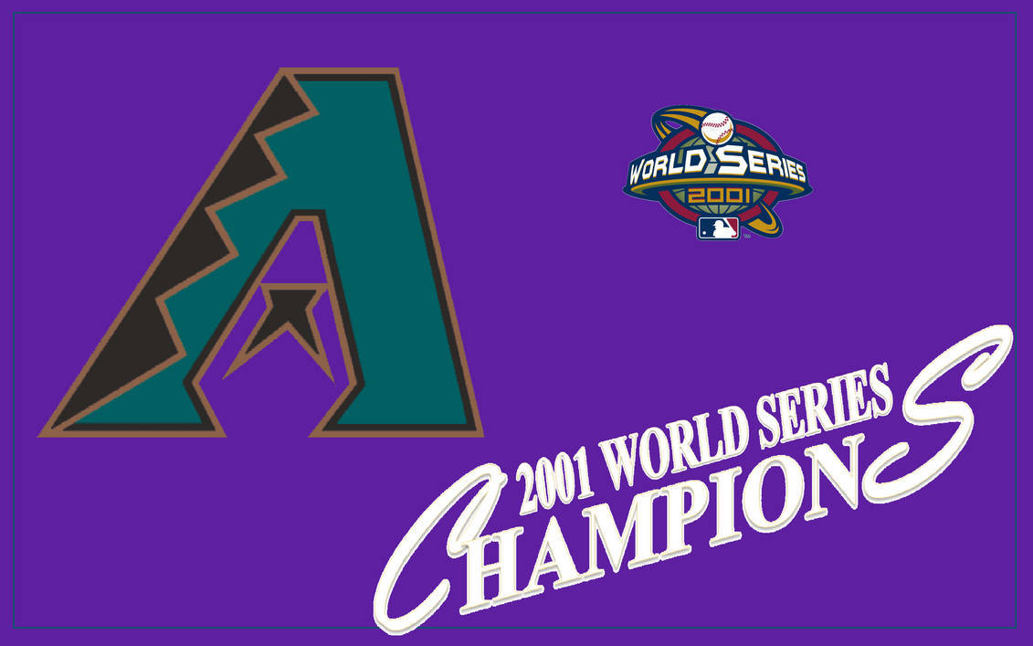 2001 World Series, Arizona Diamondbacks, Purple banner, SD Desktop Wallpaper