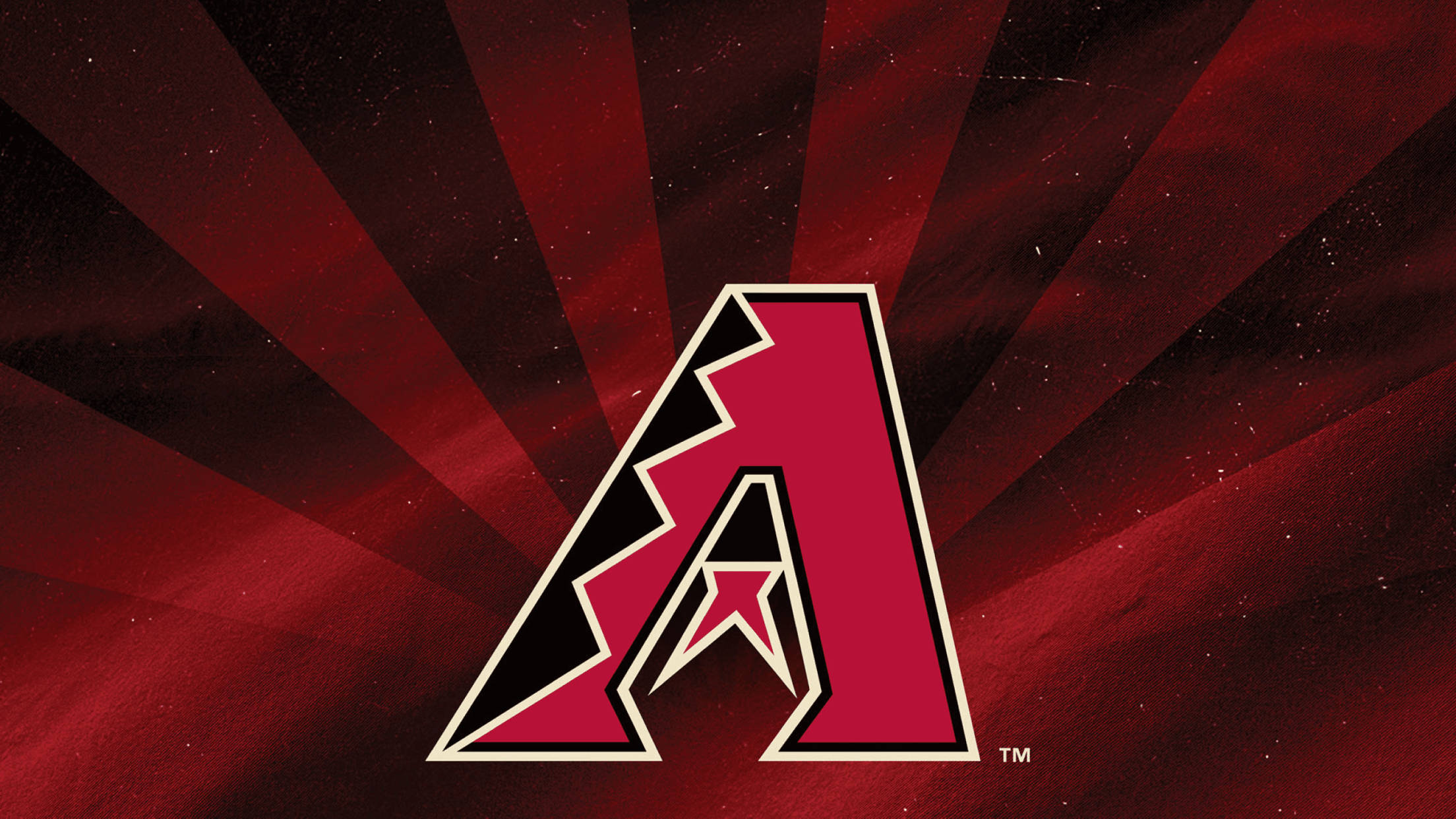 Arizona Diamondbacks, red and black, stylized 'A' logo, Full HD Desktop Wallpaper