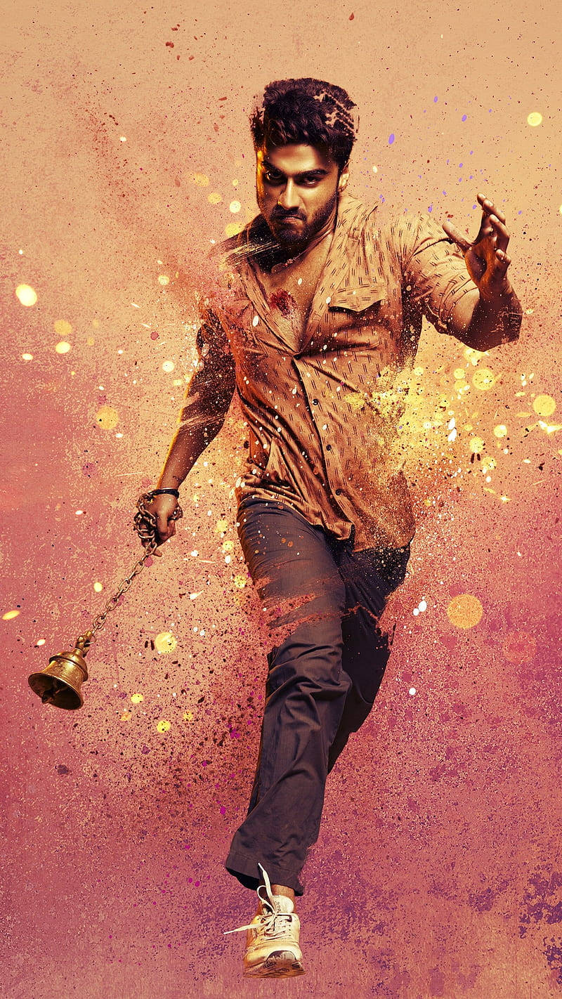 Arjun Kapoor, torn shirt, colorful paint, HD Phone Wallpaper