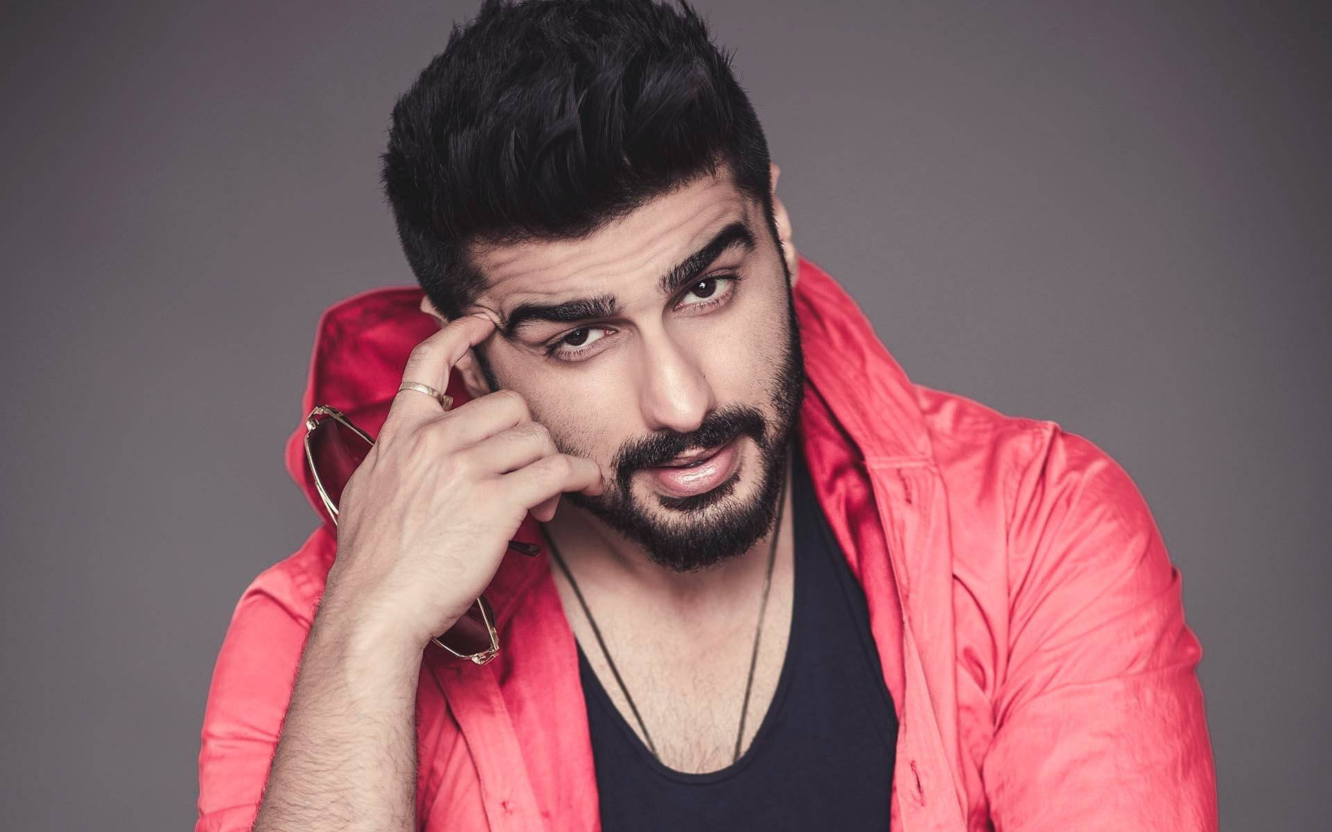 Arjun Kapoor, dark hair, beard, Full HD Desktop Wallpaper