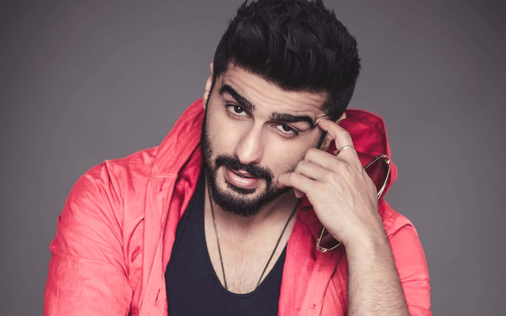 Arjun Kapoor, dark hair, beard, Full HD Desktop Wallpaper