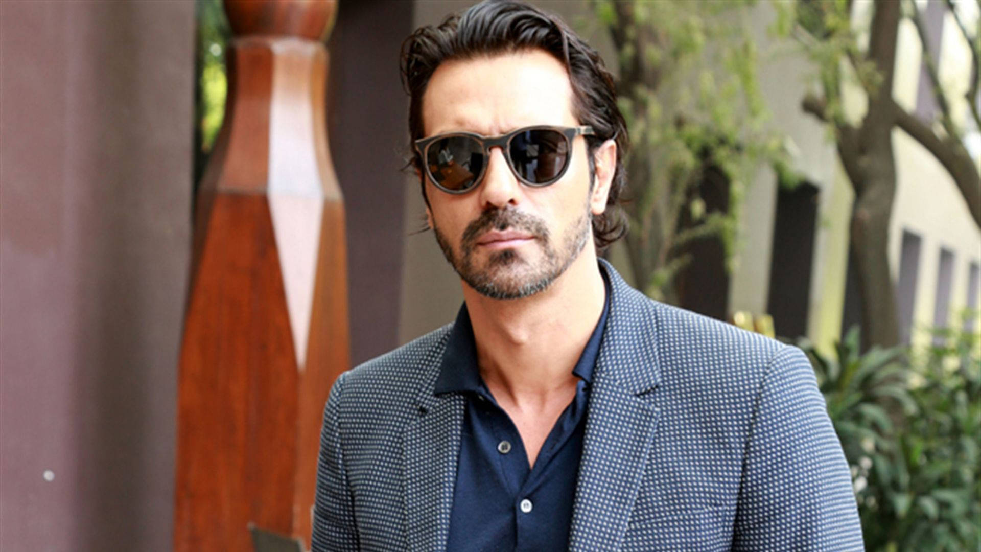 Arjun Rampal, checkered suit, dark sunglasses, Full HD Desktop Wallpaper