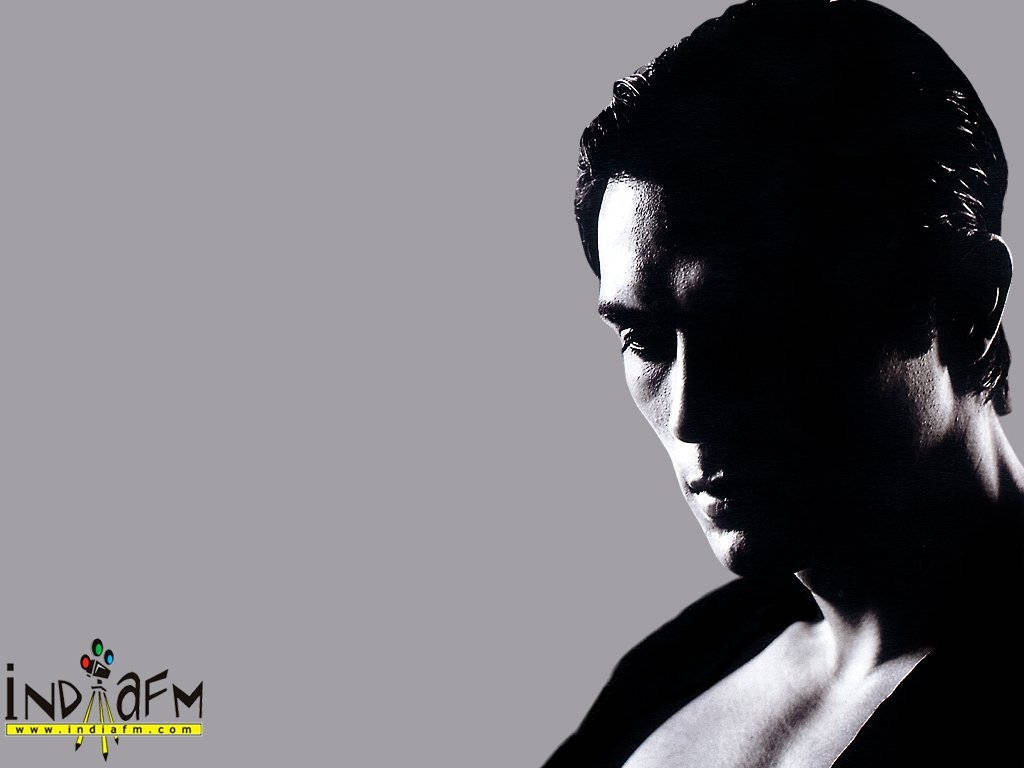 Arjun Rampal, suave attire, black and white portrait, SD Desktop Wallpaper