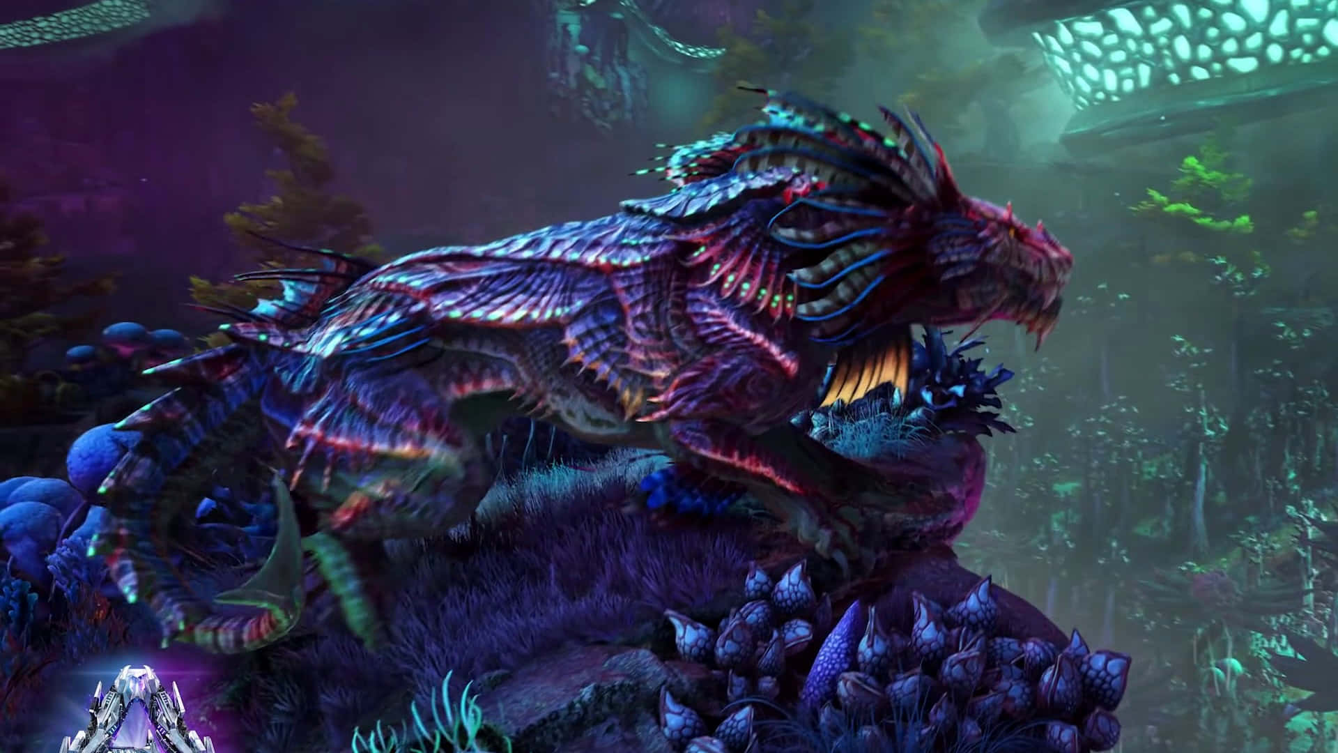 Ark Survival 4K, dragon, bioluminescent dragon, Full HD Desktop Wallpaper