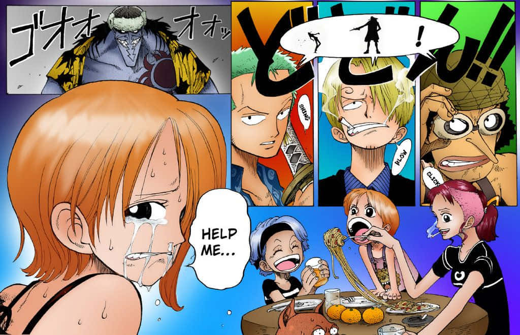 Arlong Park, crying girl, pleading for help, SD Desktop Wallpaper