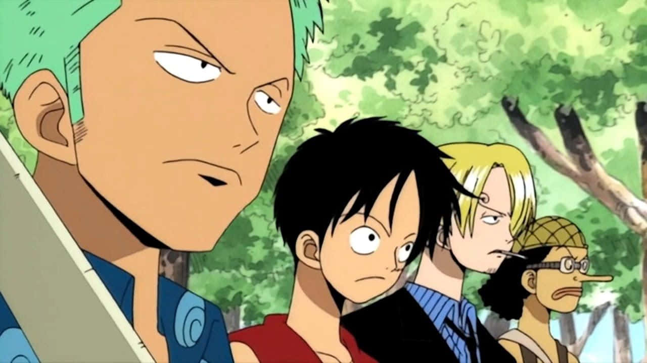 Arlong Park, anime characters, forest, HD Desktop Wallpaper