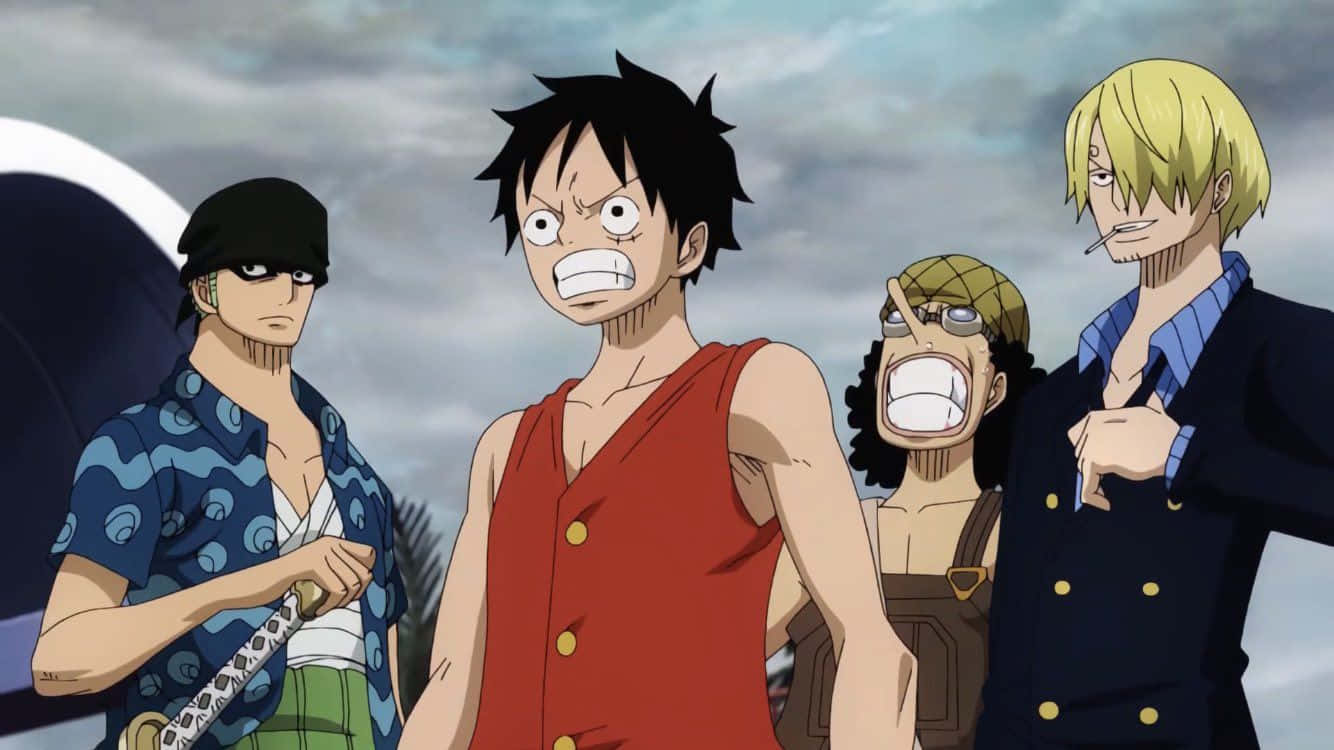 Arlong Park, anime pirates, cloudy sky, HD Desktop Wallpaper
