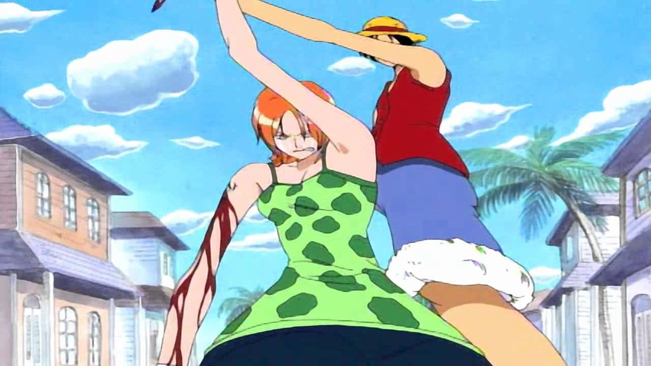 Arlong Park, anime characters, bright blue sky, HD Desktop Wallpaper