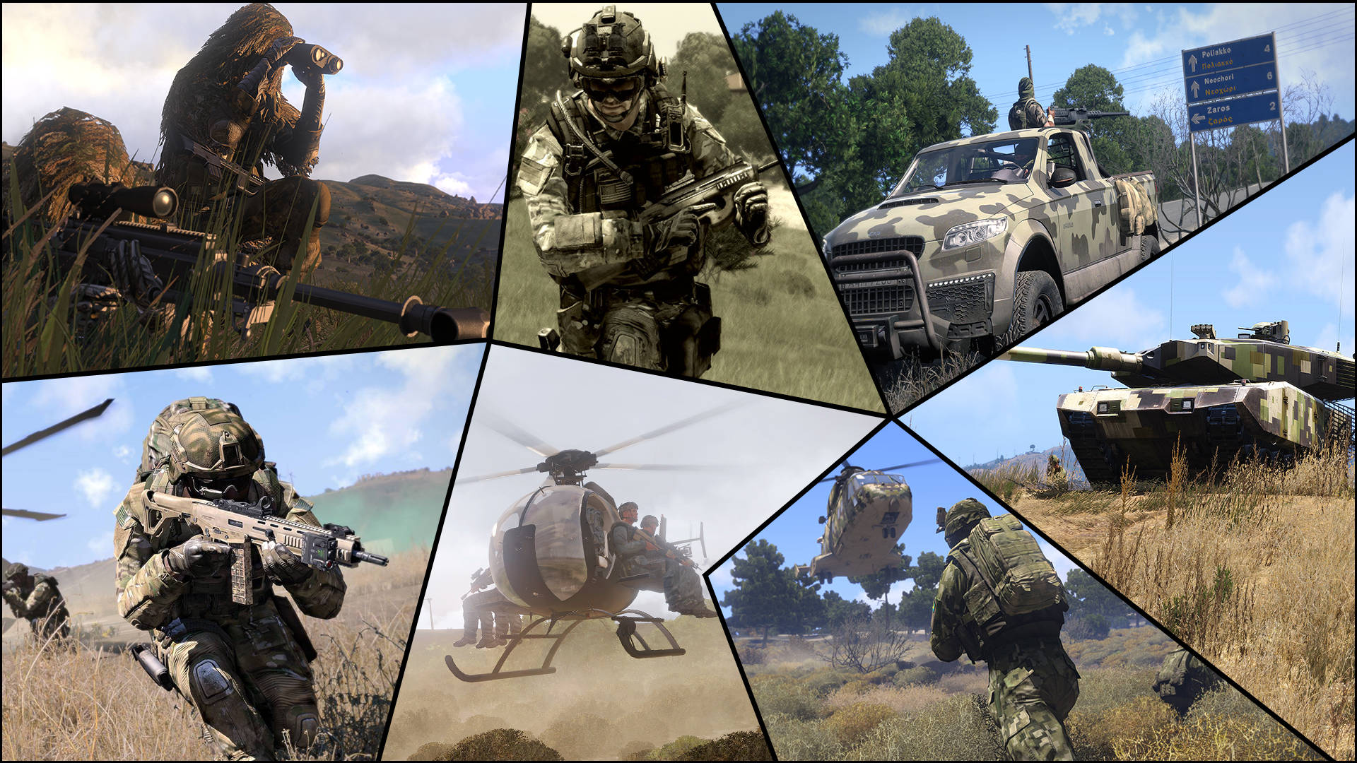 Arma 3, assault team, snipers, Full HD Desktop Wallpaper