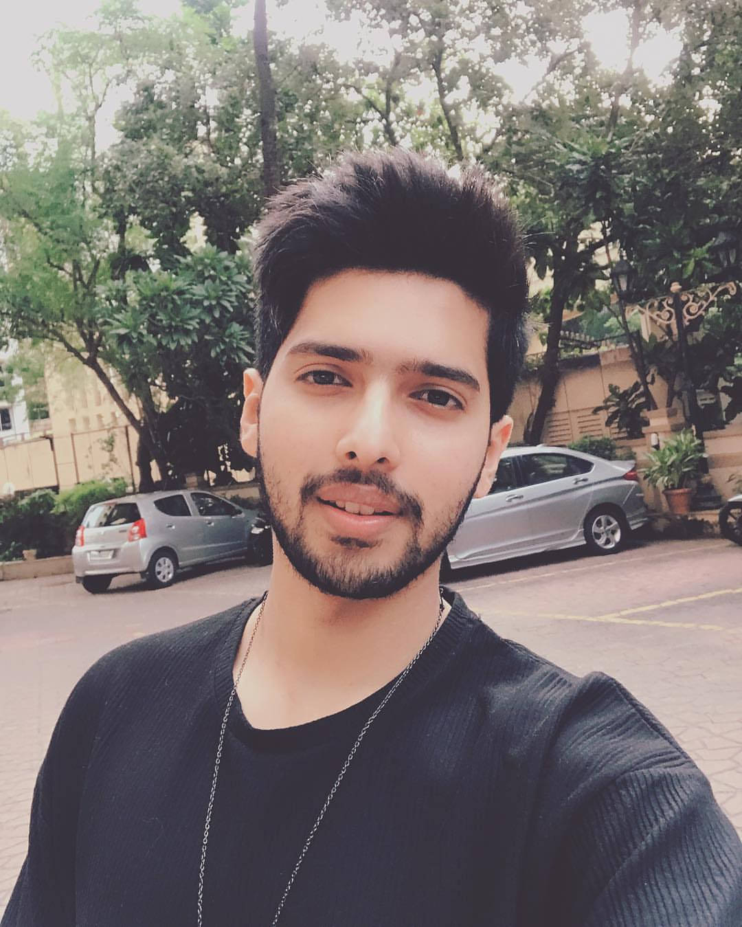 Armaan Malik, beard, styled hair, HD Phone Wallpaper