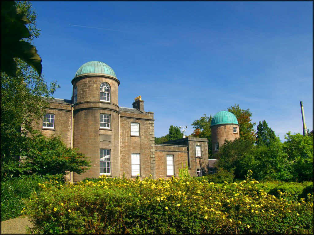 Armagh, teal domes, lush greenery, SD Desktop Wallpaper